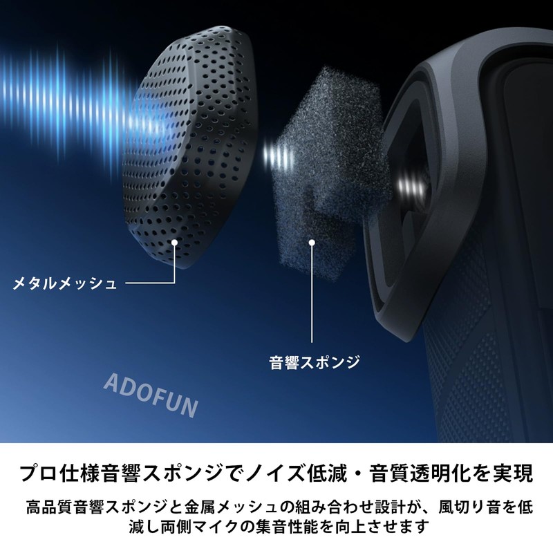 ADOFUN INSTA 360 X4 Air Windscreen Microphone Cover Mic Muffs