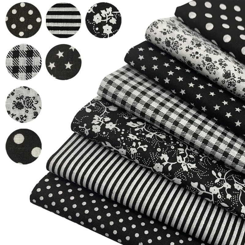 SaveSooo Fabric Cloth Patchwork Fabric Floral Pattern Patchwork Cloth Cut