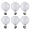 Lxcom Lighting G60 LED Light Bulb 3W Globe Bulbs 25W