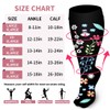 Plus Size Compression Socks for Women and Men-3 pairs Wide