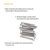 binifiMux 10-Pack M8 x 30mm Hexagon Bolts Hex Screws,M8 Hex