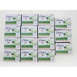 Dove 15X Dove Cream Beauty Mini Bars Soap  Cucumber & Green Tea 0.88oz Travel Size