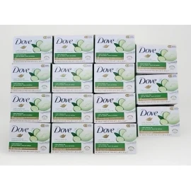 Dove 15X Dove Cream Beauty Mini Bars Soap  Cucumber & Green Tea 0.88oz Travel Size