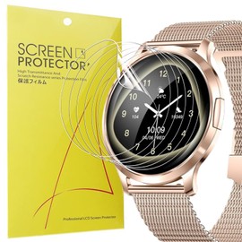 Blueshaweu Schutzfolie Kompatibel mit DREMAC Smartwatch Damen 1.32'' FV16, HD klar Flexible TPU Displayschutzfolie [6 Stück] Kompatibel für DREMAC FV16 Smartwatch (transparent)
