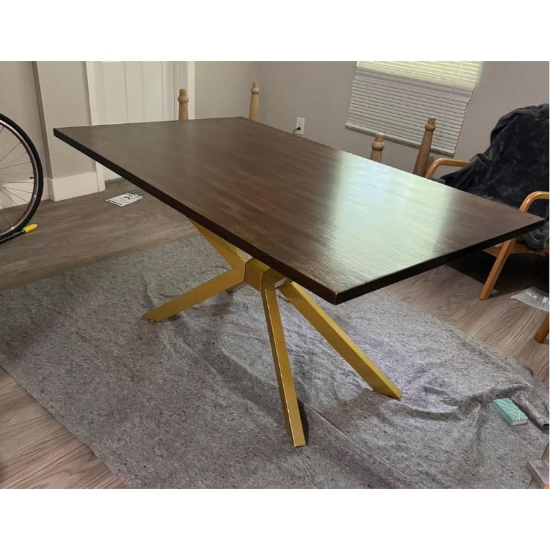 Modern Table Base Gold 29" Metal Dining Table Legs with