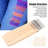 Small Weaving Loom Kit 12 Hooks Speedweave Type Portable DIY