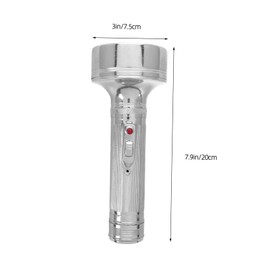 UKCOCO Retro Metal Torch, Old Fashioned Torch, Night Torch, Ornament, Vintage Style Torch, Portable Torch for Outdoor, Retro Hand Light