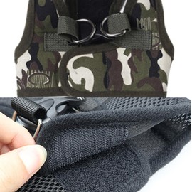 Leconpet Step-in Dog & Cat Harness - Leopard Print, S, Brown - Breathable Mesh & All-Weather Use