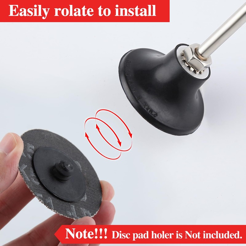 LEONTOOL 50 Pack roll Lock Quick Change Discs 2 Inches