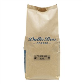FixtureDisplays Dallis Bros Fair Trade Organic Deep Dark Blend Whole Bean Coffee 5 lb