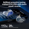 CCA LYRA Extra Bass Dynamic Diver HiFi in-ear Headphones/Earphones/Earbuds, Detachable
