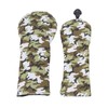 4Pcs Golf Club Head Cover PU Thick Plush Wear Resistant