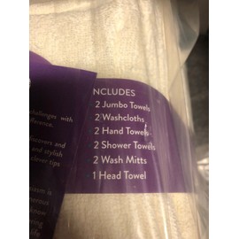 Joy Mangano JOY 11-piece Plush True Perfection Luxury Cosmetic Resistant Towels