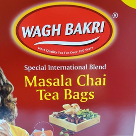 Wagh Bakri Masala Chai 100 Masala Chai Tea Bags- USA Seller