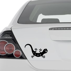 Gecko Lizard for Car Truck Motorcycle Windows Bumper Laptop Home Wall Decor Vinyl Sticker Decal - Size [20 in/50 cm] Wide Color- Matte White