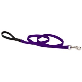 LupinePet Basics 1/2" Purple Leashes for Small Pets