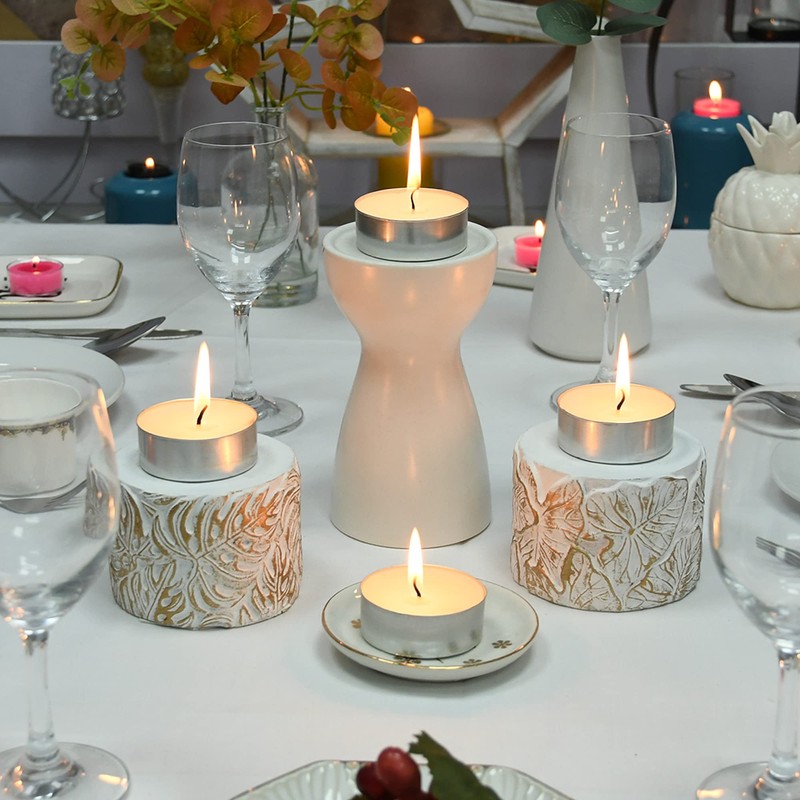 Mega Oversized Ivory Tealights (12pc/Box)