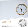 TEHAUX Replacement Round Clock Dial Panel DIY Clock Part with
