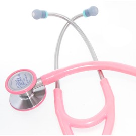 Virtuoso -Cardiac Quality Dual Diaphragm Steel Stethoscope by Kila Labs - 750 Pink