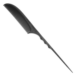 Primp 801 Finishing Carbon Rat Tail Comb - Pack of 3 From ProHairTools + 1 FREE Double Dip Comb Brush ($4 value).