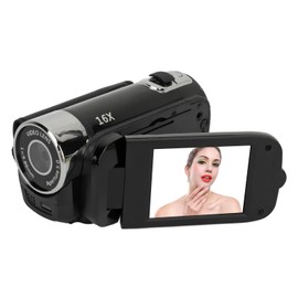 1080P HD Digital Camera, 16X Zoom Vlogging Video Camera Camcorder with 2.4 Inch Rotatable Screen for Photography, Portable 16MP Selfie Camera with Fill Light for Travel Recording