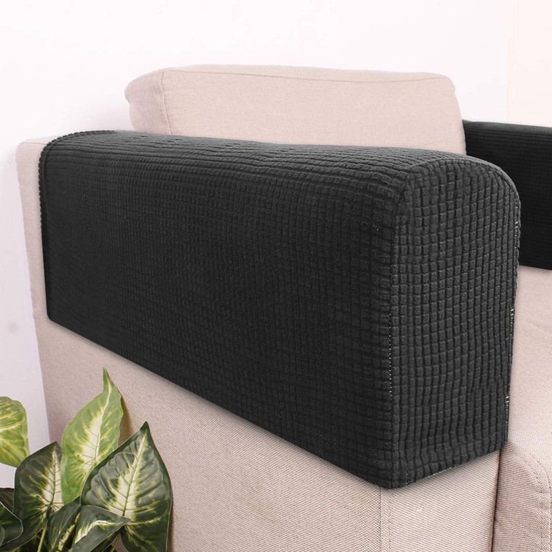 Beavorty Elastic Sofa Armrest Cover Couch Headrest Protectors 2pcs Arm