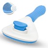 Bihoonge Self-Cleaning Slicker Brush,Pet Brush, Pet Massage Tool for Dogs