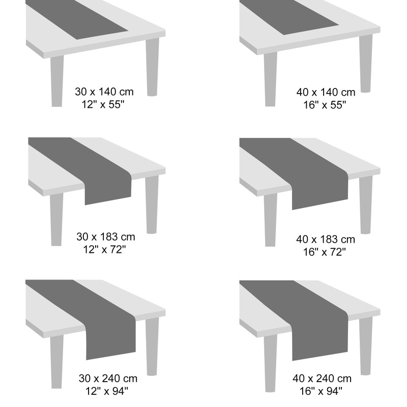 Myir JUN Table Runner, Vinyl Table Runner Indoor Arbitrarily Cropped