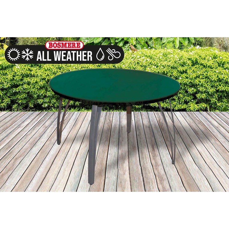 Bosmere Protector Circular Table Top Cover with Elasticated Edge, 100%