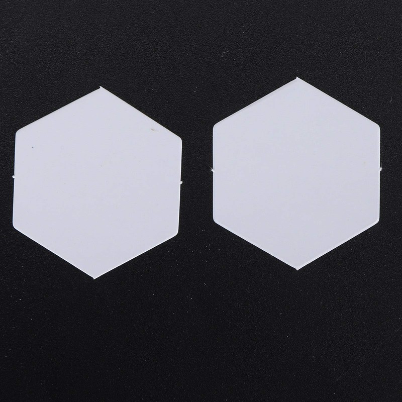 100Pcs Hexagon Shape Paper Quilting Template Polygon Paper Quilting Templates