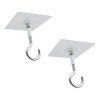 Chenjin 2pcs Fuertes Ganchos Adhesivos Para Techo 10cm Sin