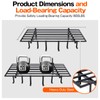 Colinktool Garage Wall Shelving, 2X4ft Garage Storage Rack,Heavy Duty Wall