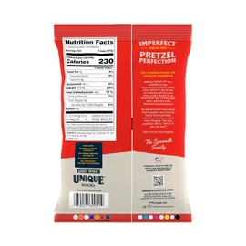 Unique Snacks Original Splits Pretzels, Delicious Homestyle-Baked Snack Bag, OU Kosher, and Non-GMO Food, No Artificial Flavor, 2 Oz. Bag, Pack of 12