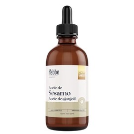 HEBBE - Aceite de Ajonjolí 120 ml | Desinflama el Cutis | Aporta Firmeza y Elasticidad | Mantiene la Piel Hidratada | Ayuda en el Desmanchado de la Pi