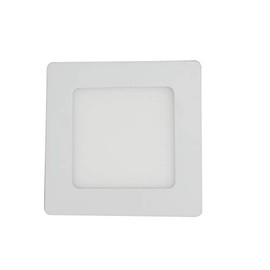 SANELEC, Lámpara Cuadrada para Sobreponer, 6 W, Luz Fría, Modelo 1294