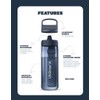 LifeStraw Go 2.0 Water Filter Bottle 1 Litre, Terrace Green