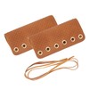 Motorcycle Hand Grip Cover Fiber Simulated Leather Anti Slip Retro