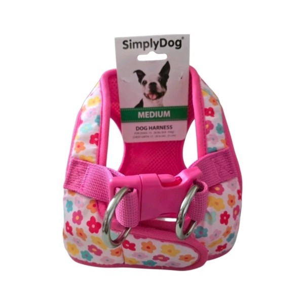 SimplyDog Simply Dog , Light & Dark Pink, Floral, Non