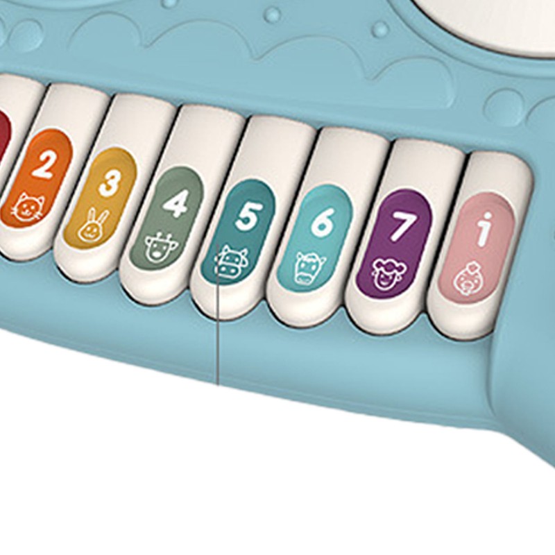 Drum Piano Toy Educational Multifunctional Baby Piano Toy with Game