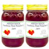 Amish Seedless Red Raspberry Jam - Two 16 Oz Jars