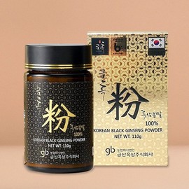금흑분 흑삼분말 110g (구증구포 흑삼 100%) 안심GAP Black Ginseng Powder 110g (90% Aged Black Ginseng) Safe GAP