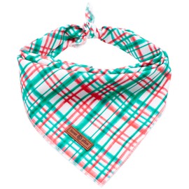 Lionet Paws Christmas Dog Bandana for Small Medium Large Dogs, Cat Dog Kerchief Dog Triangle Bibs Scarf for Girl or Boy