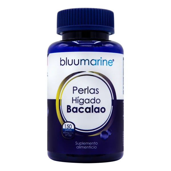 Bluumarine Perlas Hígado Bacalao Suplemento Alimenticio