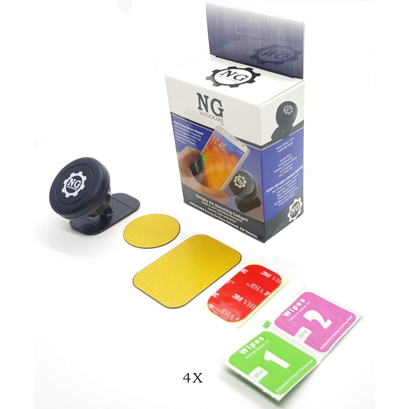 NATO Gear Smart Mount Magnetic Phone Mount 4 Pack