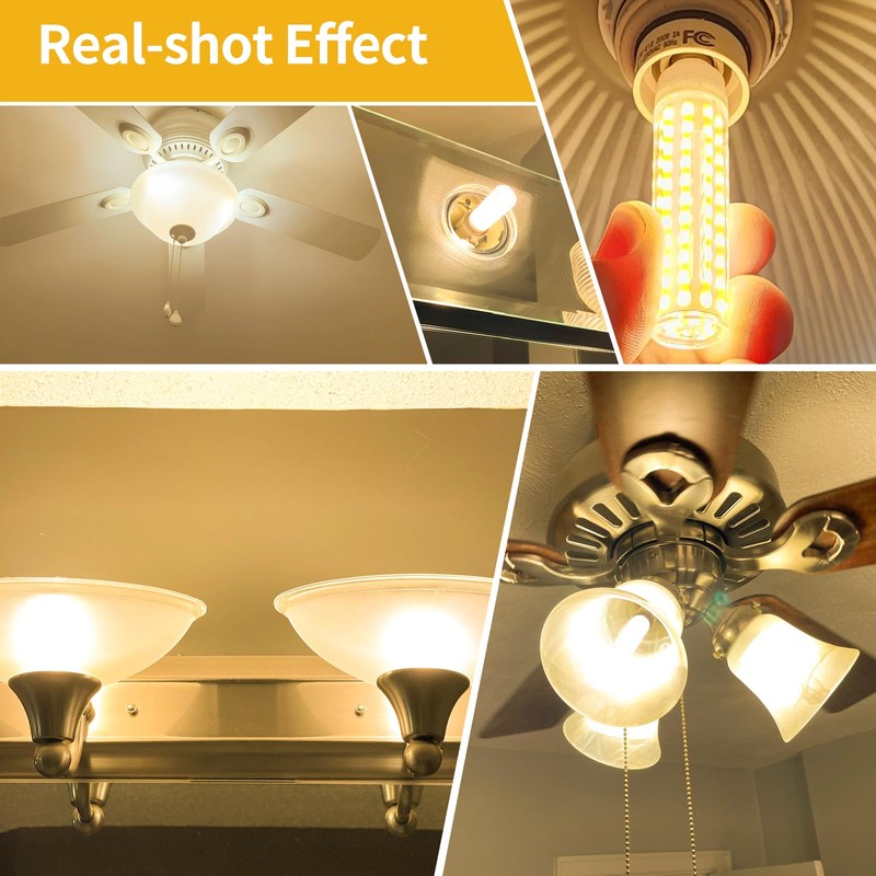 Dimmable JDE11 Led Bulbs 120V 100W Halogen Candelabra Bulbs Equivalent,COB