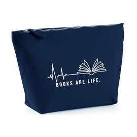 Hippowarehouse Books are Life Printed Make up Cosmetic wash Bag 18x19x9cm