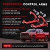 GPMMWPG 2-4" Lift Front Upper Control Arms Compatible with 1999-2006