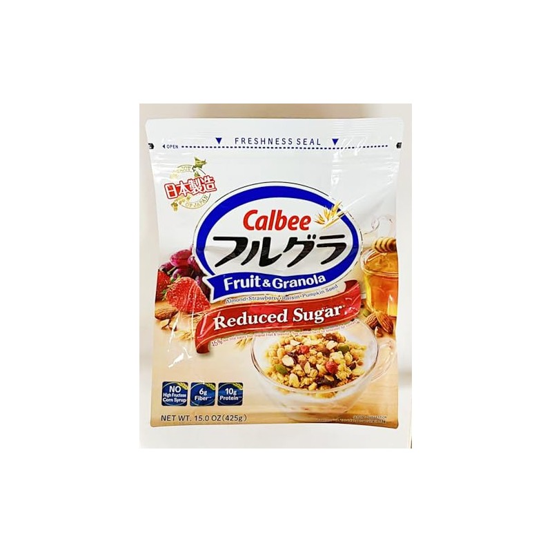 Fruit & Granola Reduced Sugar, Almond Strawberry Raisin Pumpkin Seed,