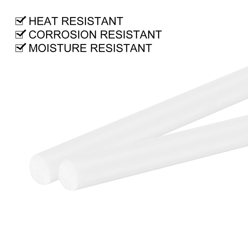 QUARKZMAN Pack of 5 ABS Plastic Round Rods, 5 x