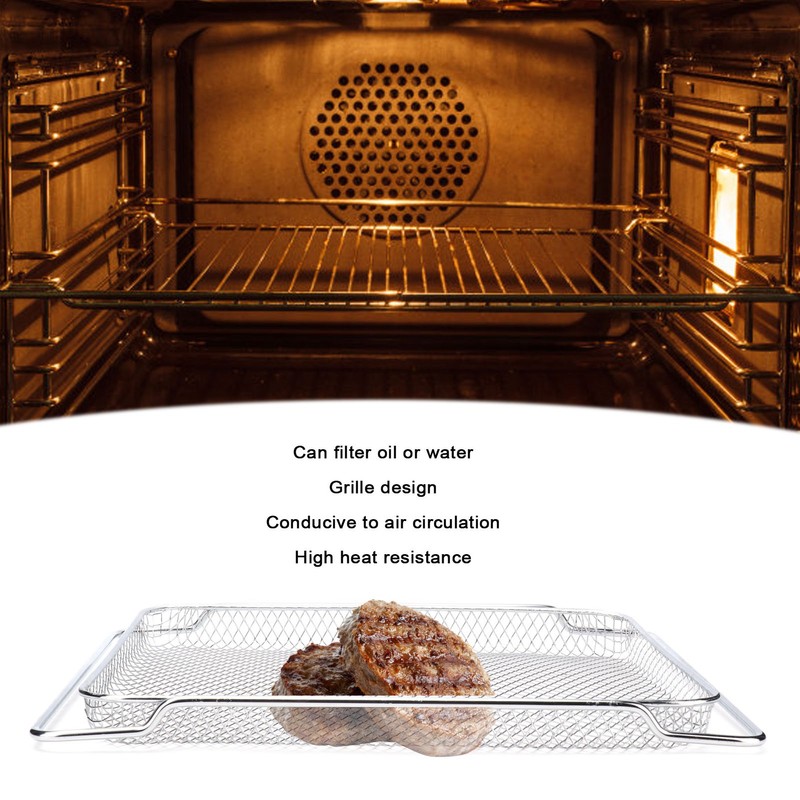 Oven Rack Safe Stainless Steel Multi Functional Grilled Net for